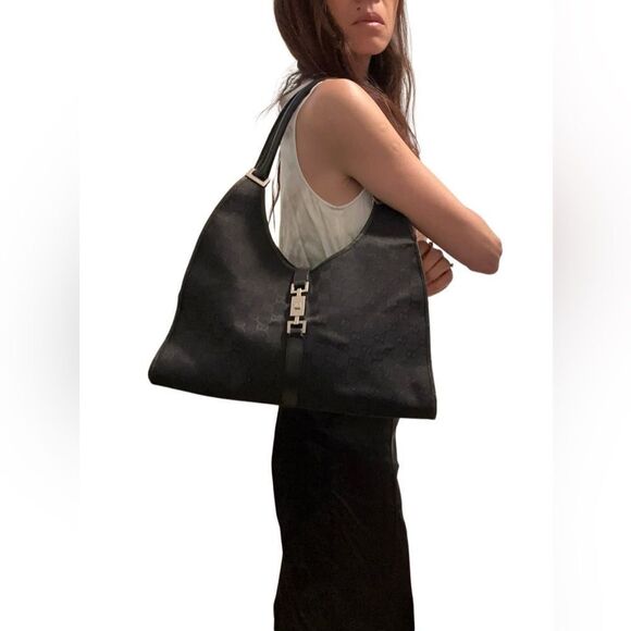 Gucci Black Jackie Bag with Silver-Tone Closure - Picture 11 of 11